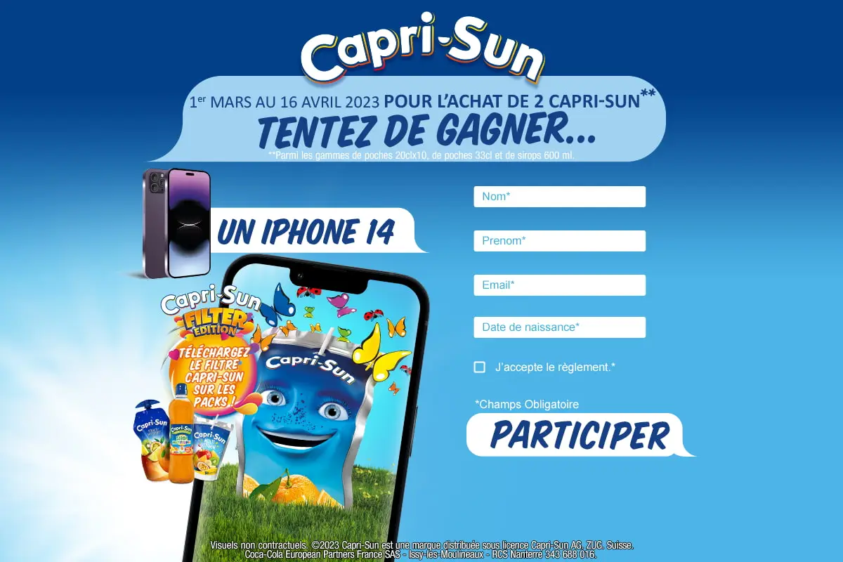 Cocacola et caprisun exemple