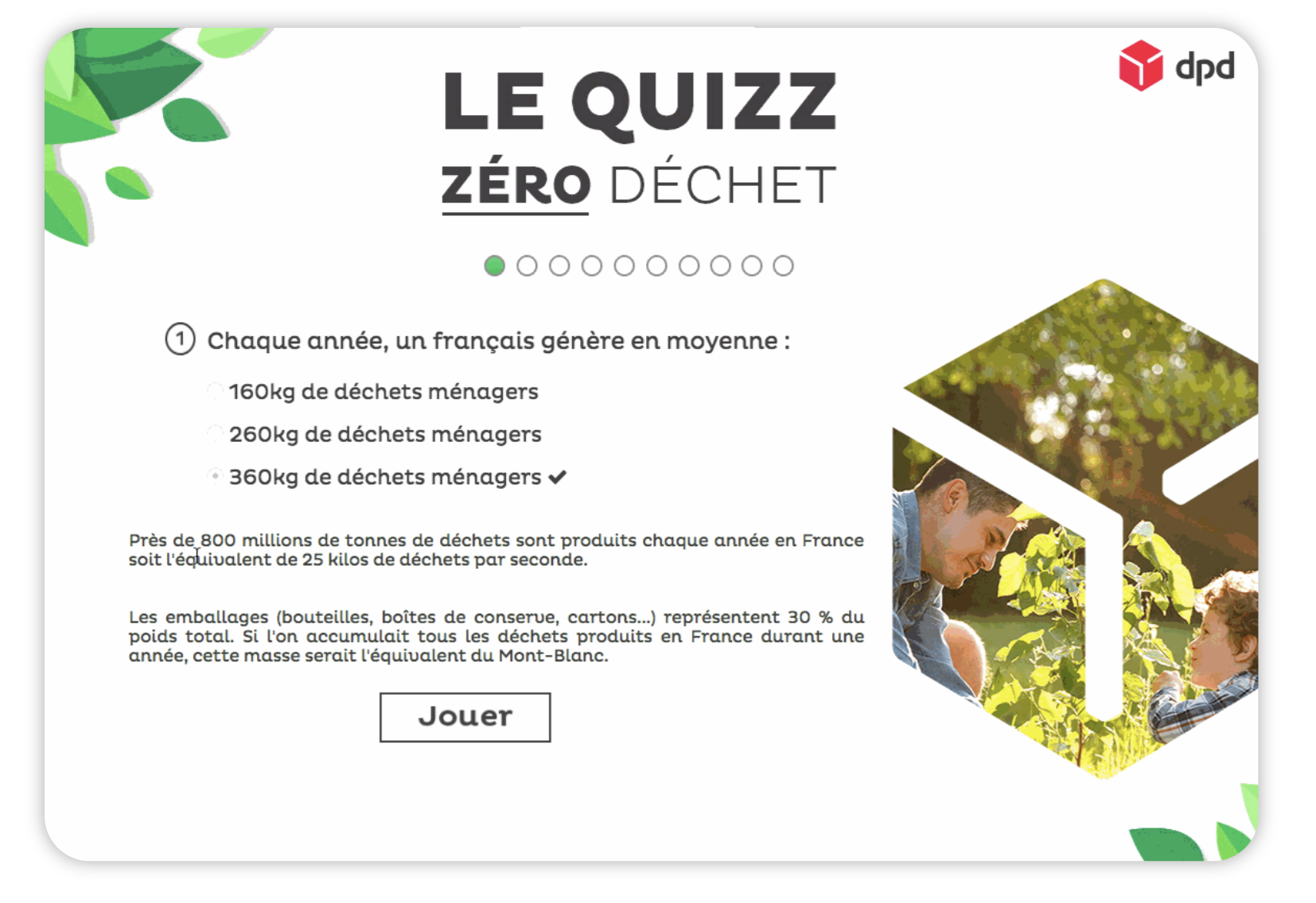 DPD - quiz zéro déchet