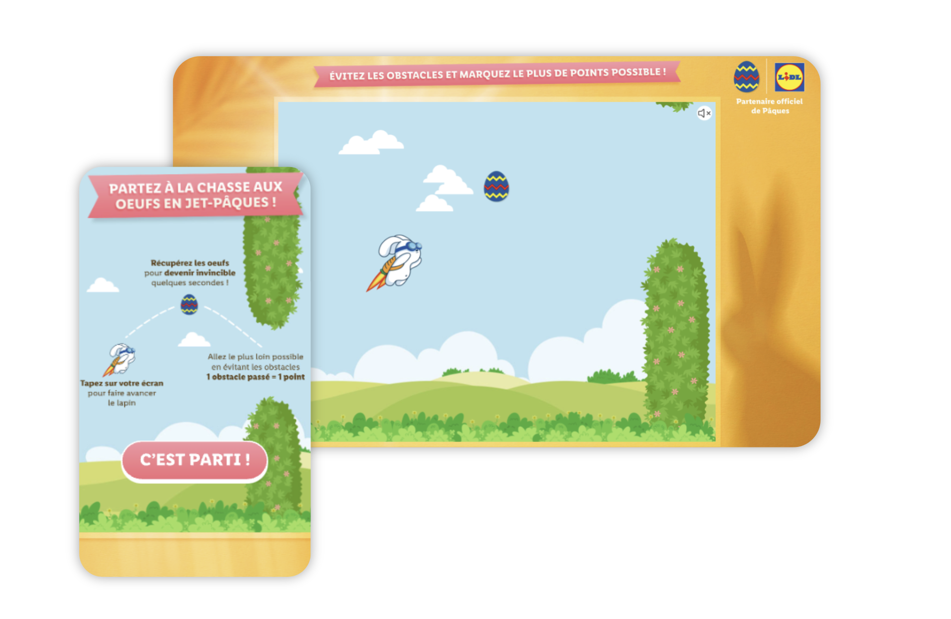 Lidl - Flappy marketing Easter