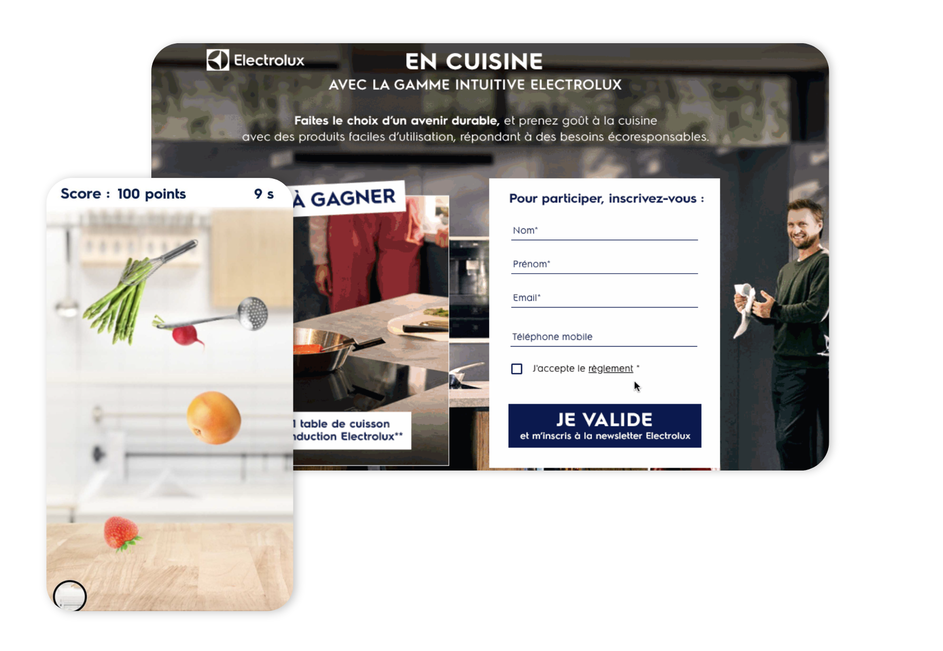 Electrolux - formulaire jeu concours