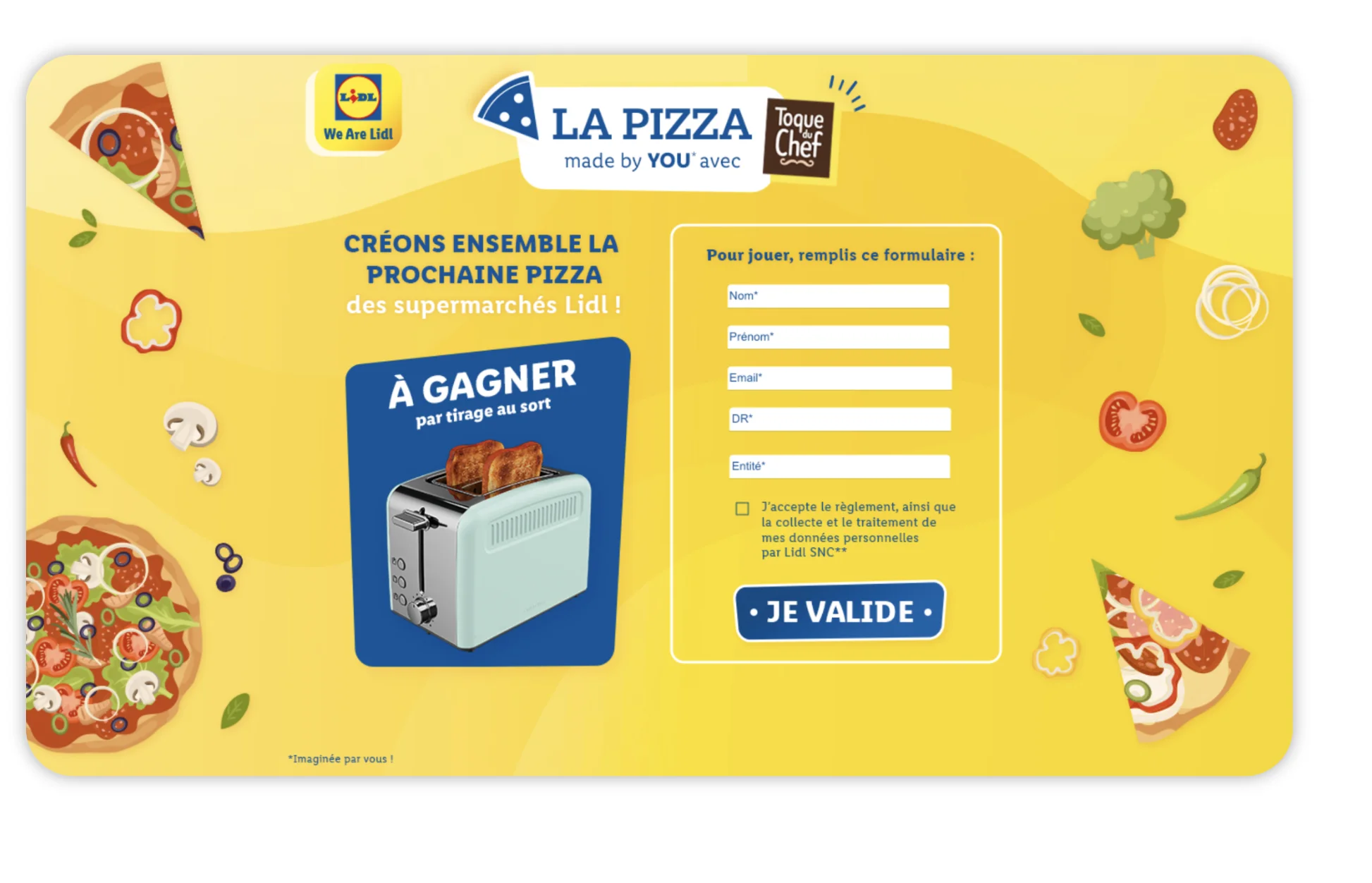 Lidl - pizza made by you