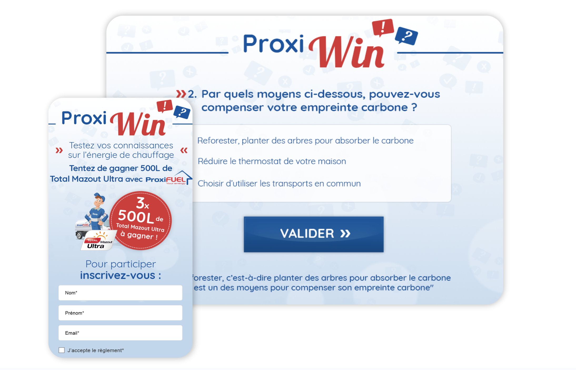 Total - Quiz marketing personnalisé